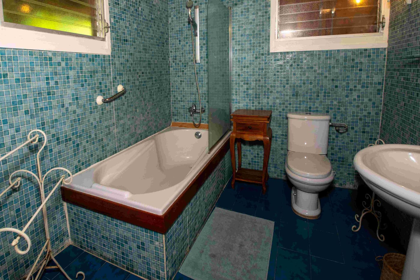 Salle d'eau privative de la chambre Couleur Café