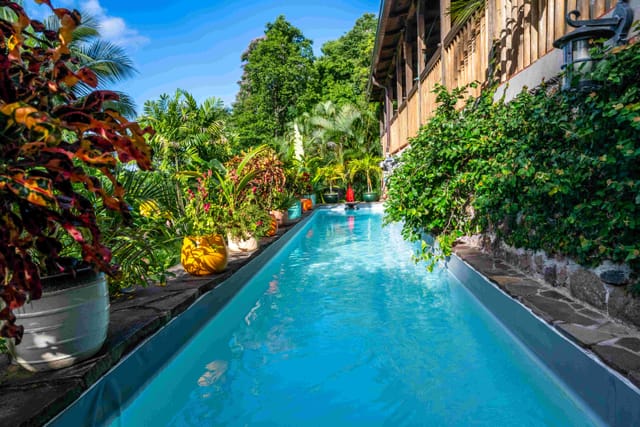 La piscine du domaine